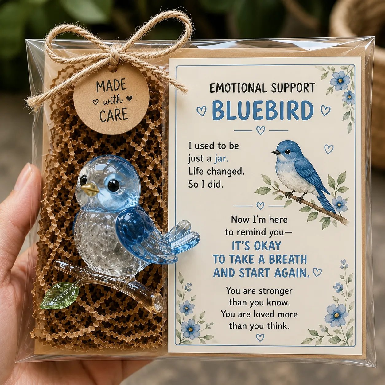 💙 Bluebird Emotional Support Animal keepsake