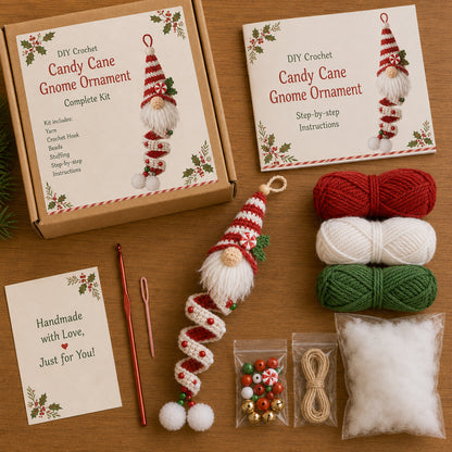 🔥49% OFF🎄 DIY Crochet Gnome Ornament Collection📦Limited Stock🎁