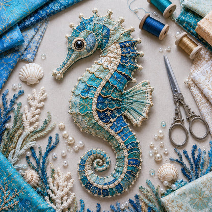 🔥LAST DAY 50% OFF - 🌊Ocean Patchwork DIY Kit
