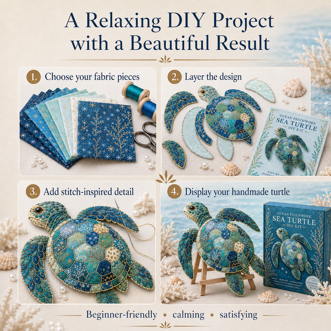 🔥LAST DAY 50% OFF - 🌊Ocean Patchwork DIY Kit