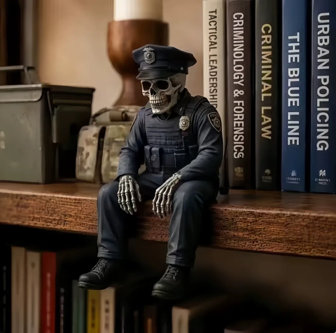 ⚾ Baseball Skeleton Shelf Sitter – He Stayed in the Game a Little Too Long 💀