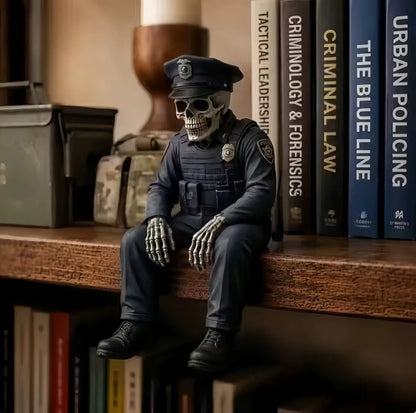 ⚾ Baseball Skeleton Shelf Sitter – He Stayed in the Game a Little Too Long 💀
