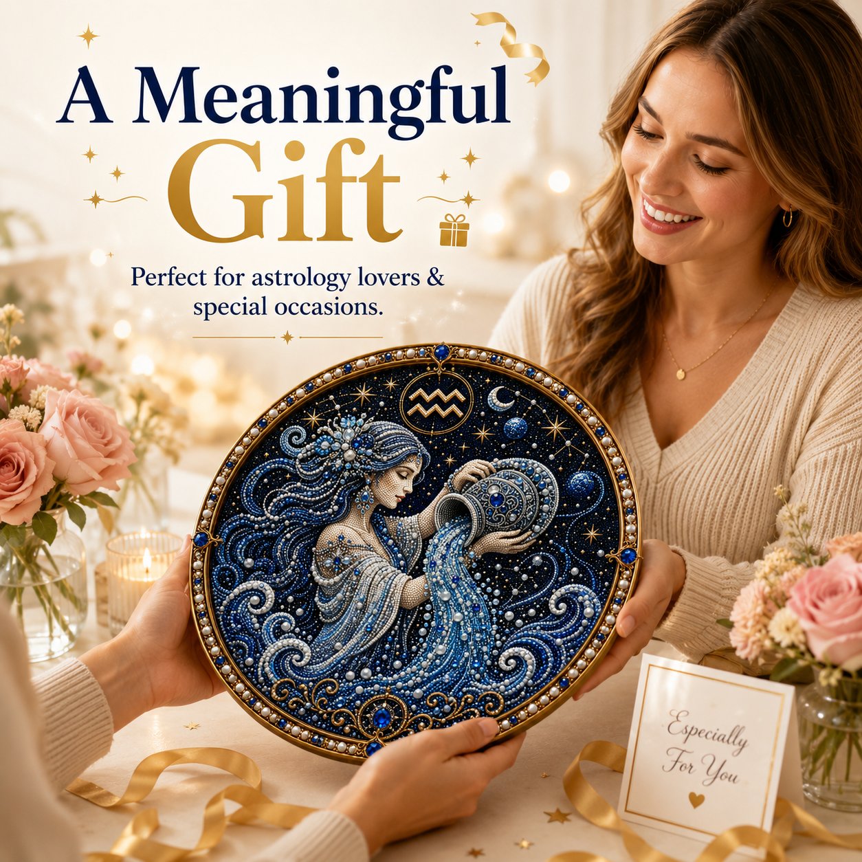 🔥LAST DAY 50% OFF - ♈12 Zodiac Signs Pearl Art Kit — The Perfect Personalized Gift for Astrology Lovers🌙