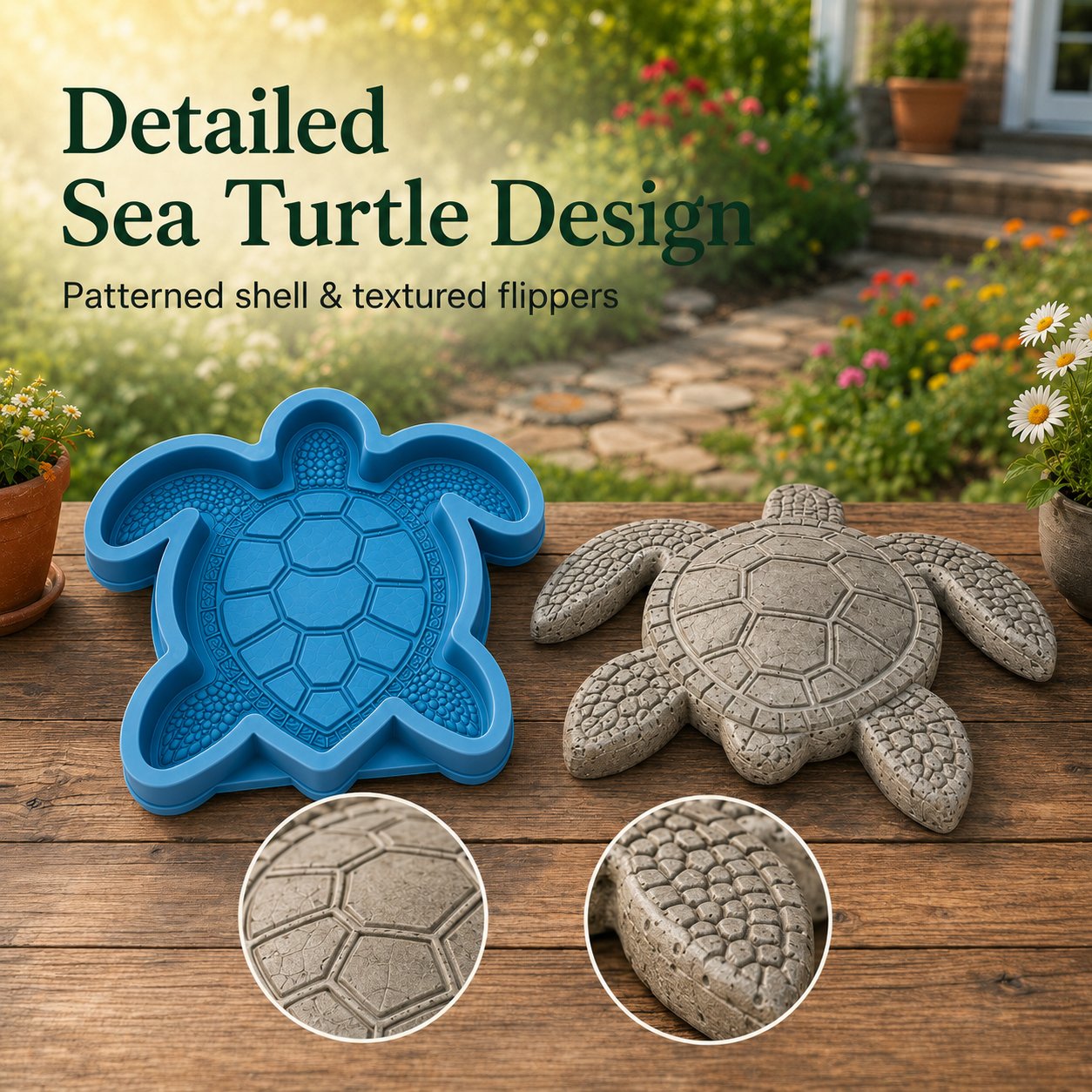 💥 LAST DAY 49% OFF - 🌊 Reusable Ocean Theme Garden Art Mold – Make Your Garden Truly One of a Kind (📦Buy 2 Free Shipping)