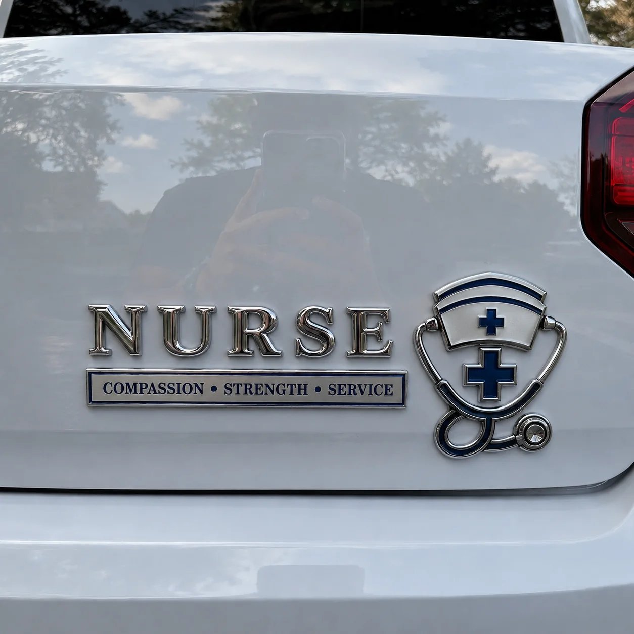 🏆Last Day Promo: 49% OFF! 💉Nurse Compassion Strength Service Car Emblem Metal Badge