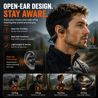 🔥LAST DAY 49% OFF – 🎧 8MP Smart Camera Open-Ear Headset – POV Video, Calls & AI Assistance 🎥