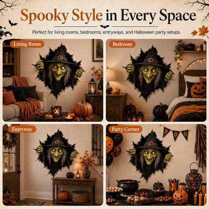 Halloween Break-In 3D Wall Decals
