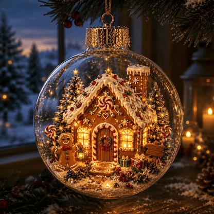 🔥Limited time 69% OFF -✨🎄 Glowing Christmas Story Ornament – Light-Up Mini Holiday Scene