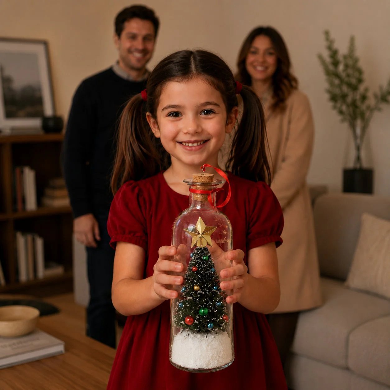 🎁🔥Mr. Christmas  Christmas Tree Message In A Bottle
