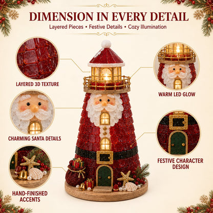 ✨ DIY Christmas Lighthouse Kit | Sea Glass-Style Pieces & LED Lights