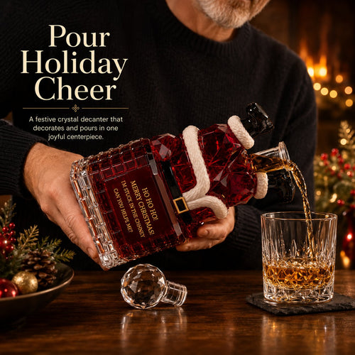 ✨ ✨ Pre-order: 50% Off – Santa Stuck in the Chimney Whiskey Bottle