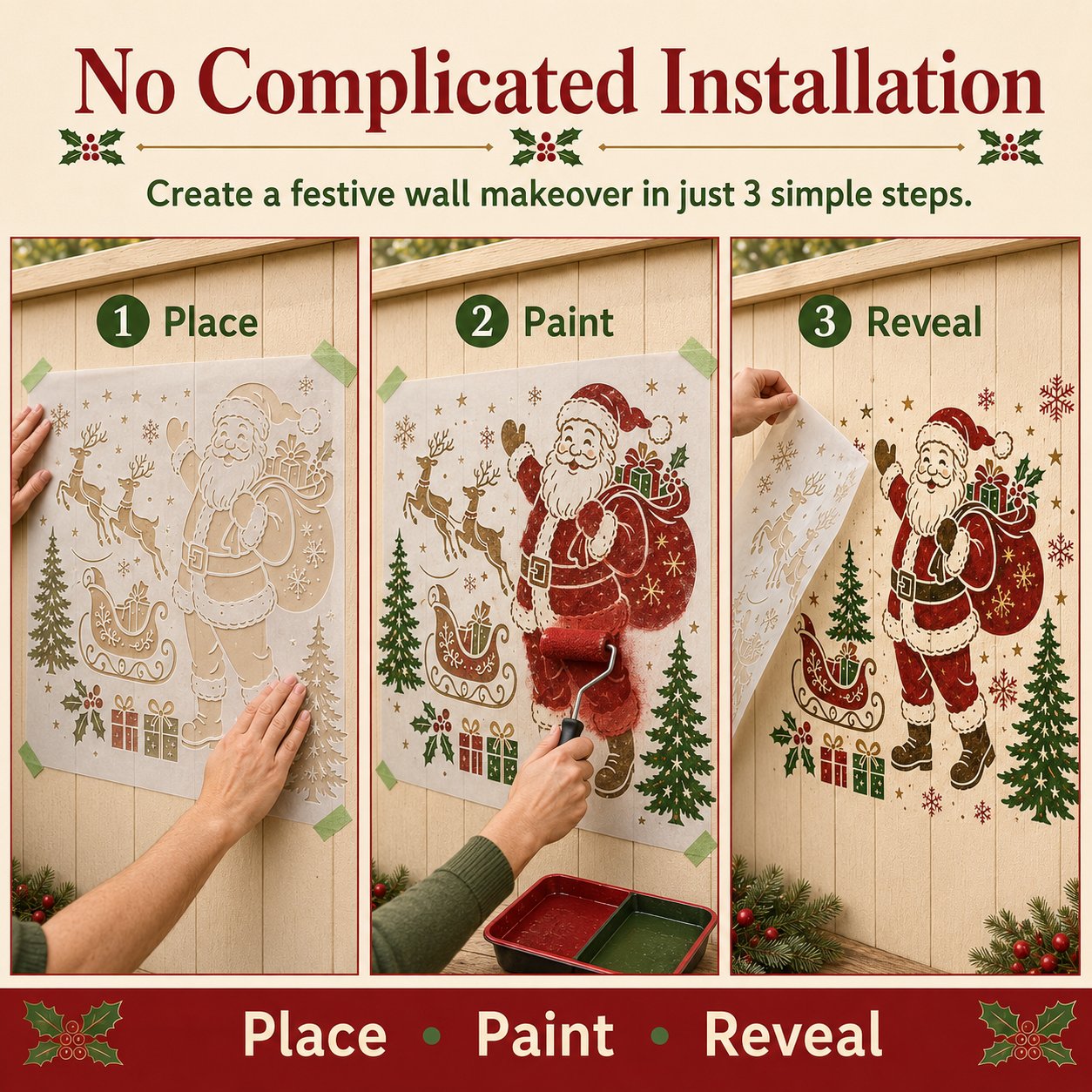💥 LAST DAY 49% OFF – 🌿 Garden Wall Stencil™ Collection | 9 Reusable Mural Designs for Walls, Fences, Porches & Creative Outdoor Makeovers 🎨✨
