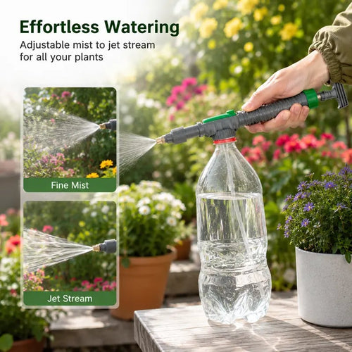 2PCS Reusable Bottle Sprayer Nozzle – Plant Watering & Cleaning Tool