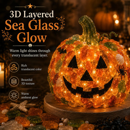 🎉⏳ 49% OFF – 🎃 Beginner-Friendly DIY Lighted Sea Glass Halloween Character Kit Collection | Complete Kit with Sea Glass Pieces, LED Lights & Step-by-Step Guide Included 💕