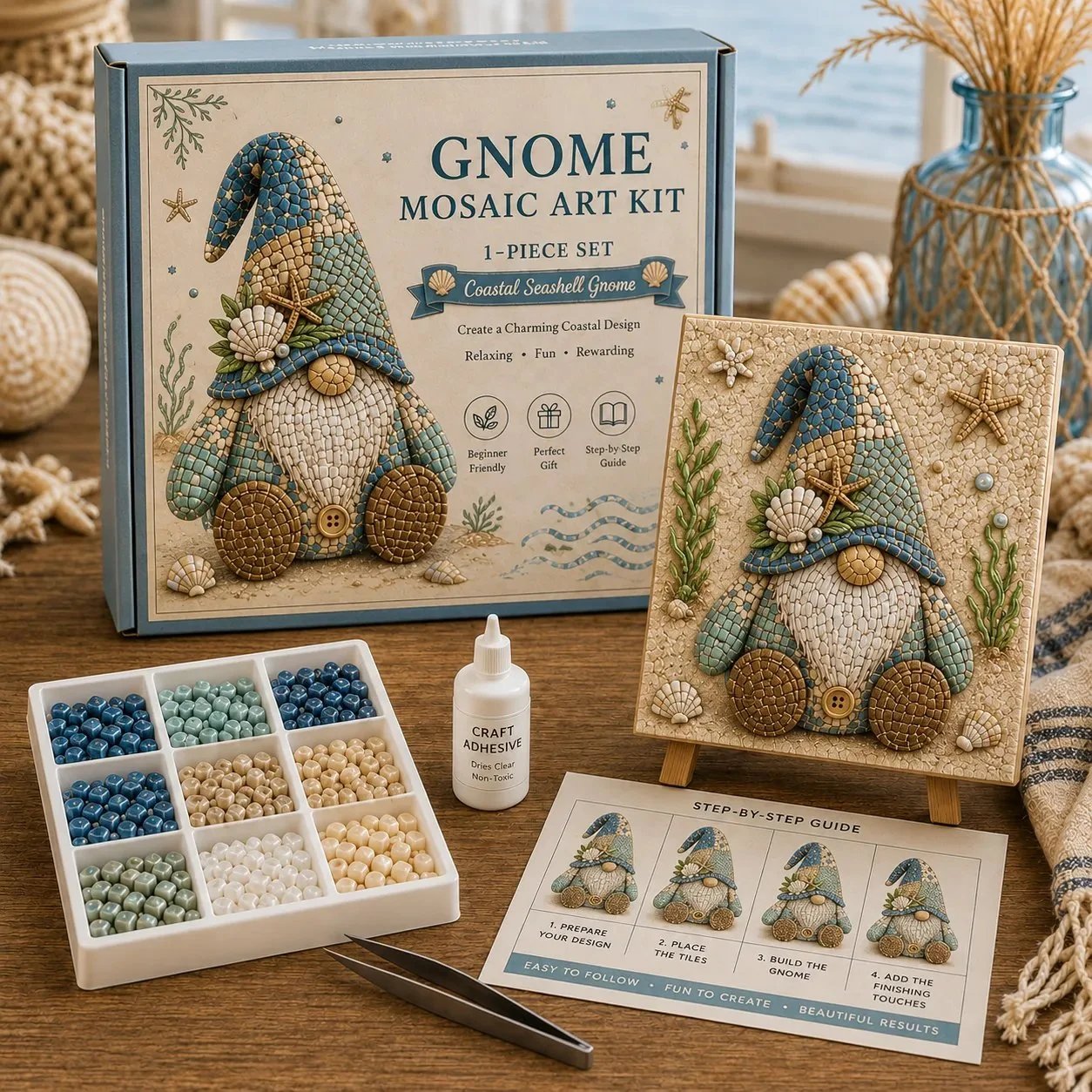 🔥HOT SALE 49% OFF -  🌸Gnome Mosaic Art Kit – Create Your Own Charming Handmade Masterpiece
