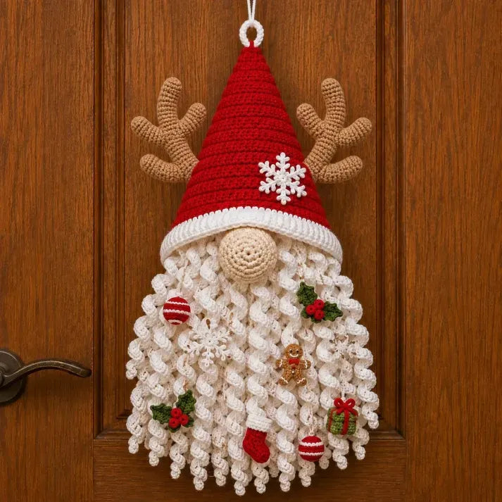 🔥LAST DAY 50% OFF - 🧶 DIY Seasonal 3D Crochet Door Hanger Kit Collection | Coordinated Yarn, Filling, Accessories & Step-by-Step Instructions Included 💕