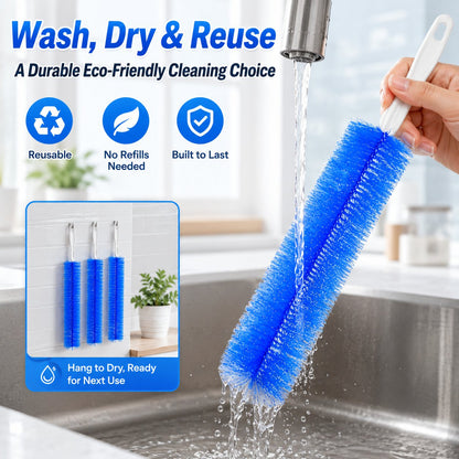 Bendable Microfiber Head, Reusable Dust Remover ✨