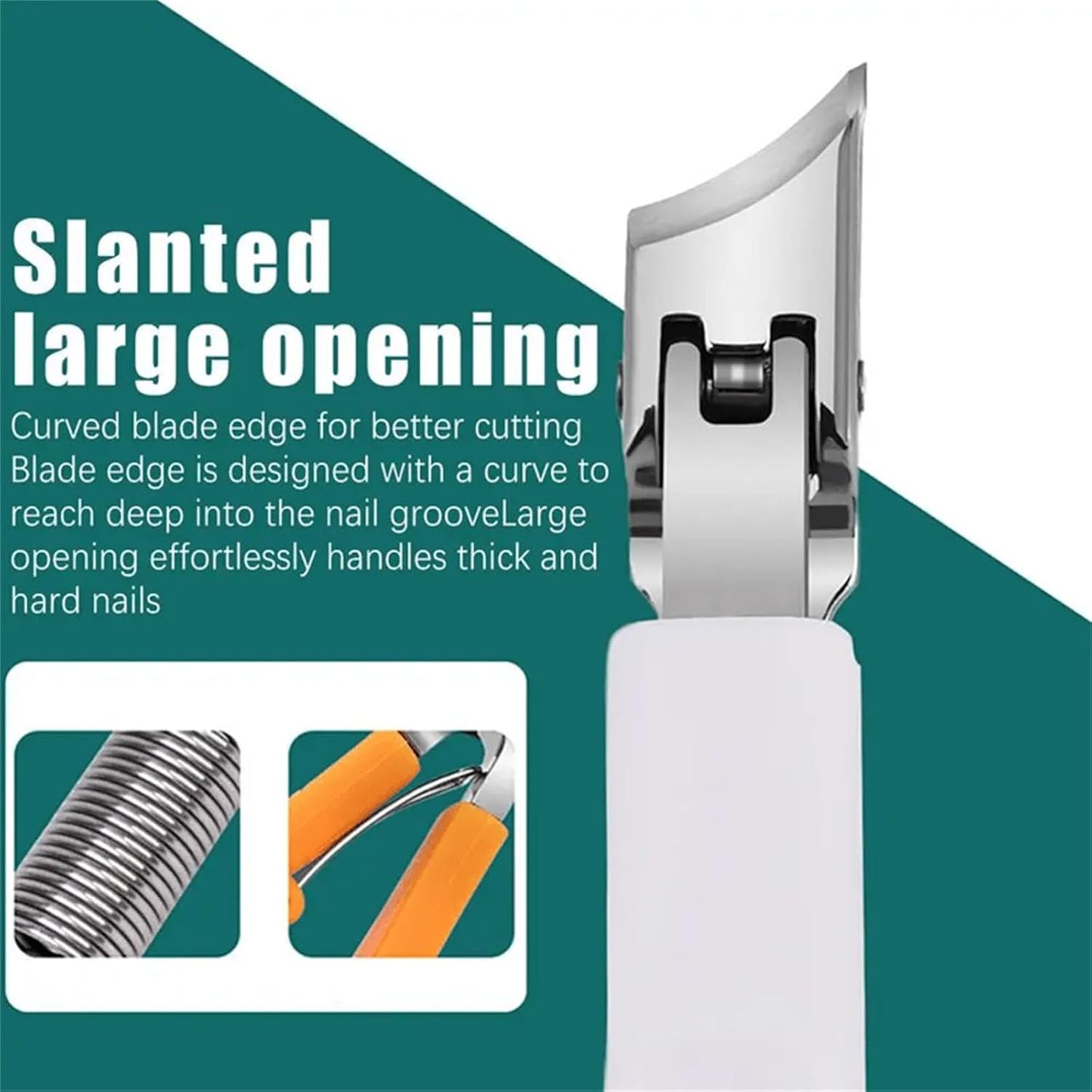 🔥Last Day Sale - 49% OFF🔥Eagle Beak Angled Nail Clippers 3-Piece Set