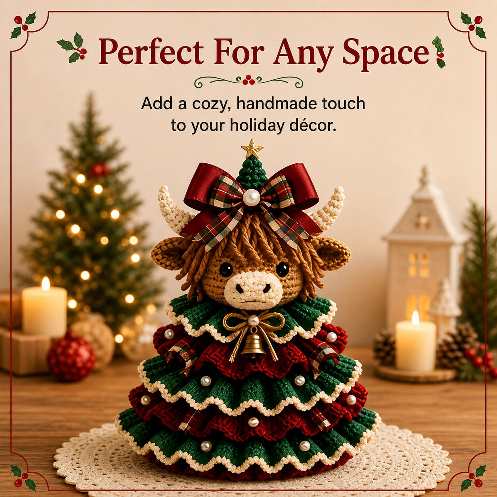 🔥LAST DAY 50% OFF - 🎄Crochet Animal Christmas Tree DIY Kit – Stitch a Little Christmas Magic