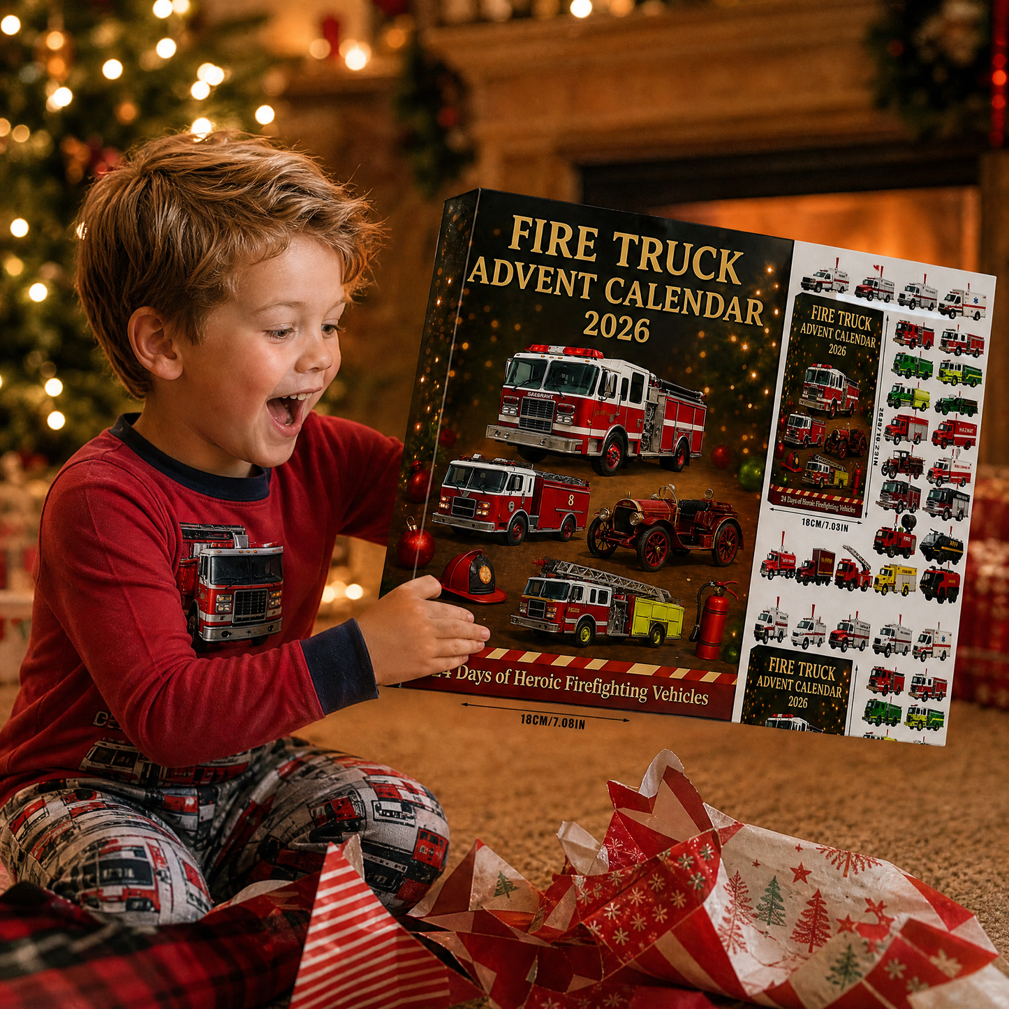 🎄 Firefighter Advent Calendar 2026 | 24 Fire Truck Christmas Surprises