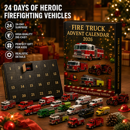 🎄 Firefighter Advent Calendar 2026 | 24 Fire Truck Christmas Surprises
