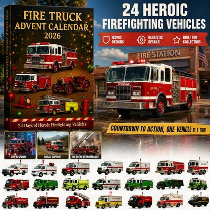 🎄 Firefighter Advent Calendar 2026 | 24 Fire Truck Christmas Surprises