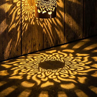 🌞 50% OFF NOW! 🌀 Solar Mandala Light – Stunning Pattern Projection, 2-in-1 Floor & Wall Design & IP65 Waterproof Auto On/Off 🌿