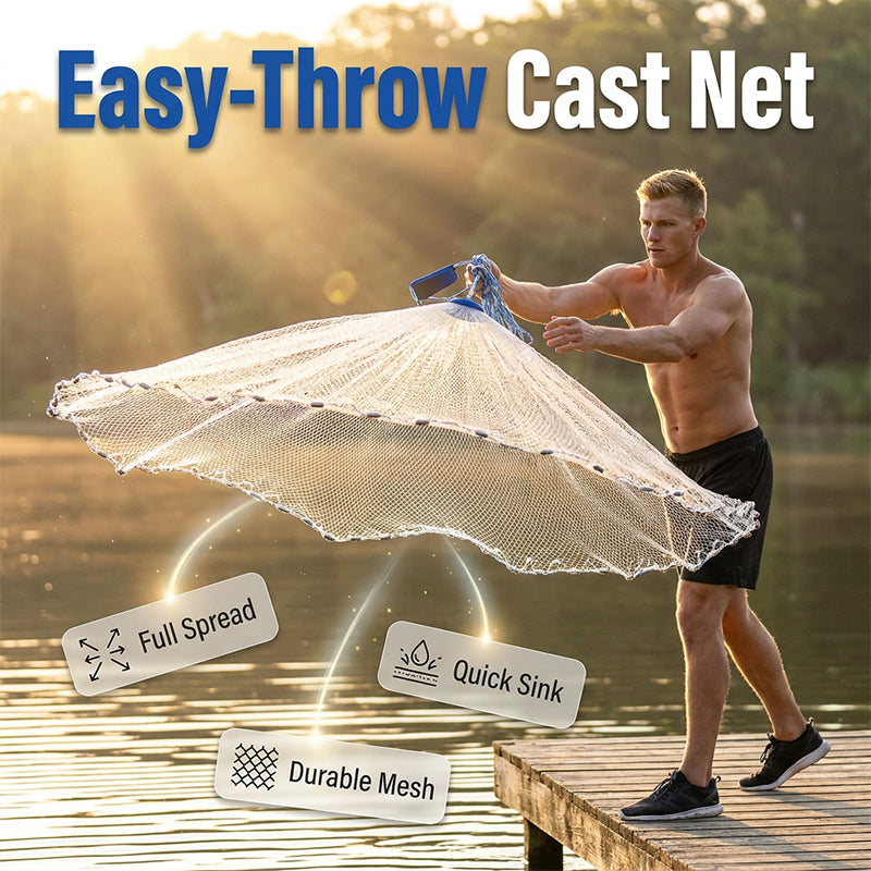 Easy Throw Premium Cast Net