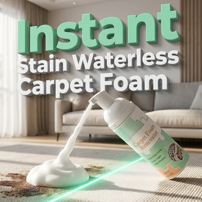 🔥Limited Time Promotion 50% OFF🔥Waterless Carpet Foam Stain Remover with Towel