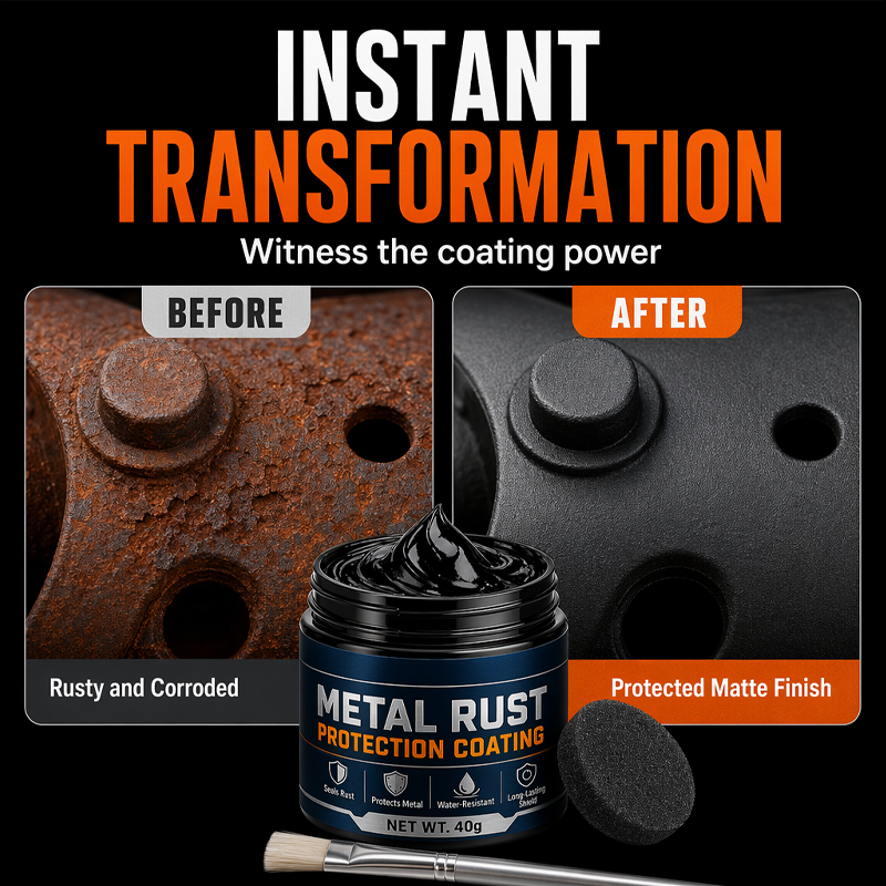 🥳 2026 HOT SALE – 50K+ SOLD! 🔧 60% OFF Metal Rust Repair Paste – Restores rusty gates, railings & tools with a protective coating. 🛡️✨