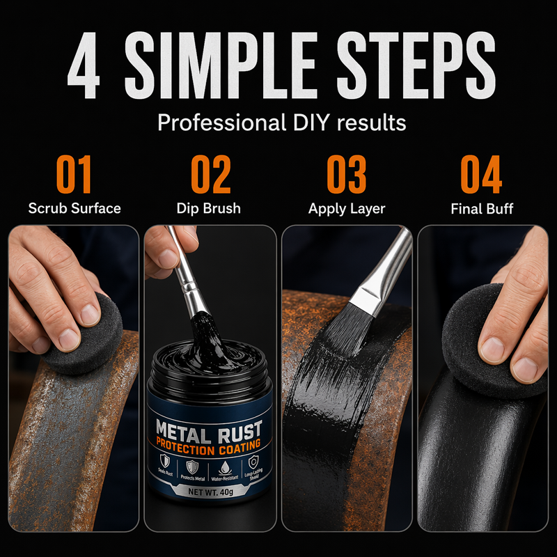 🥳 2026 HOT SALE – 50K+ SOLD! 🔧 60% OFF Metal Rust Repair Paste – Restores rusty gates, railings & tools with a protective coating. 🛡️✨
