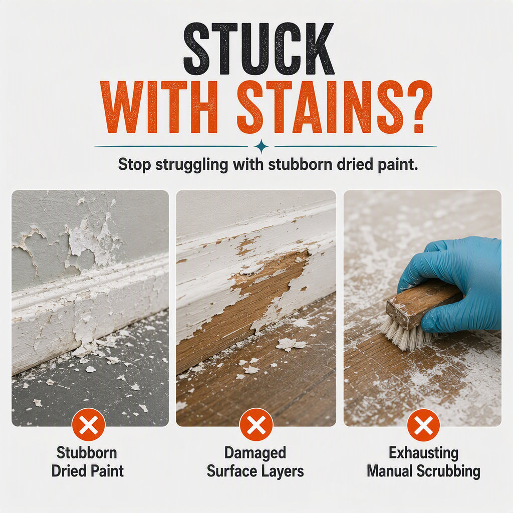 Latex paint cleaner spray