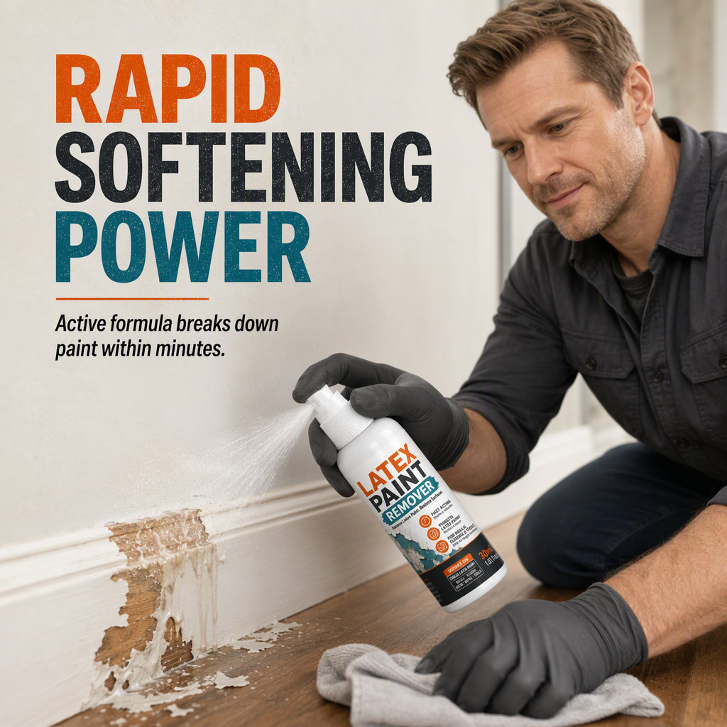Paint remover spray application