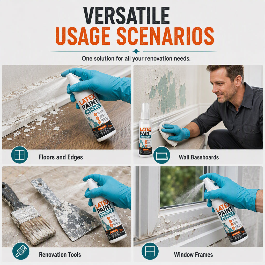 Multi-Surface Latex Paint Remover Spray bottle