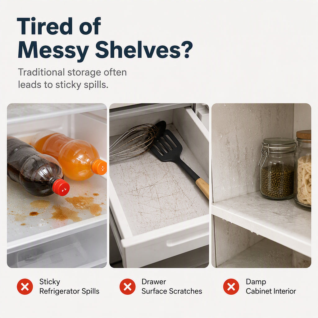 Waterproof shelf liner protection