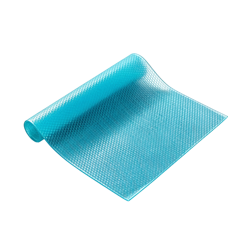 Blue fridge shelf liner