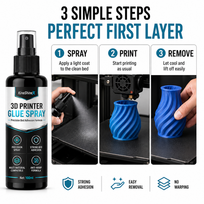 🔥Hot Sale 50% OFF🔥 3D Printer Bed Adhesive Spray – Helps Reduce Warping & Promote First 🖨️