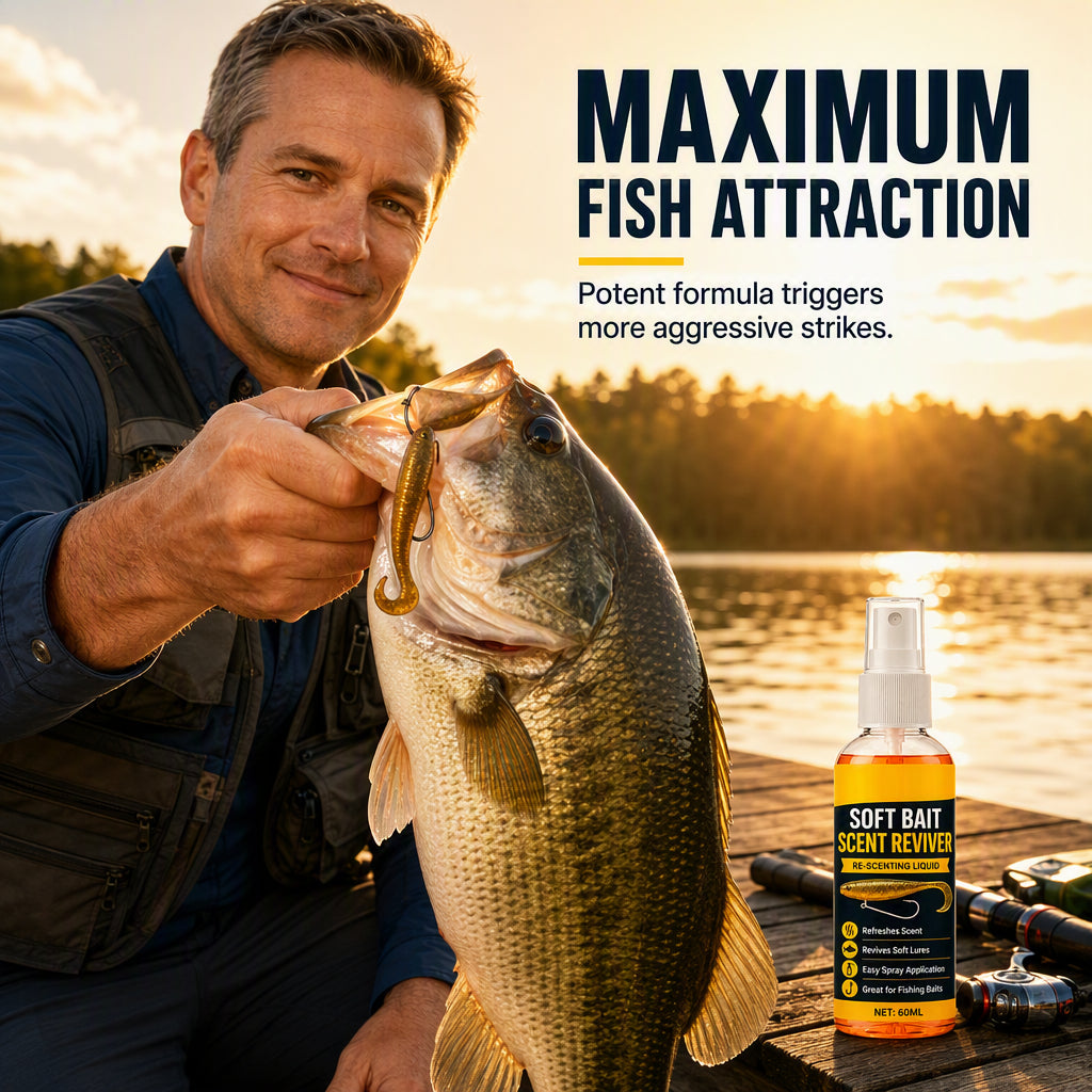 High concentration fishing lure scent spray